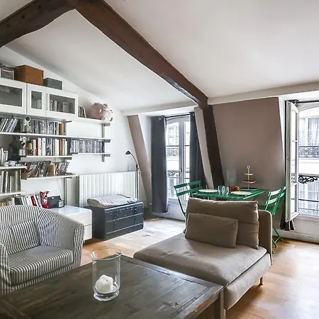 Апартаменты 2pers Central Flat Rue De Rivoli
